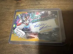 2025 Topps Pro Debut Future Cornerstones Autographs Walker Jenkins Gold Foil /50 - Image 1