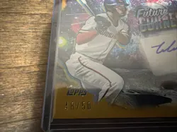 2025 Topps Pro Debut Future Cornerstones Autographs Walker Jenkins Gold Foil /50 - Image 2