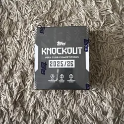 Topps UEFA Club Competitions Knockout 2025/26 Hobby Box - Image 1