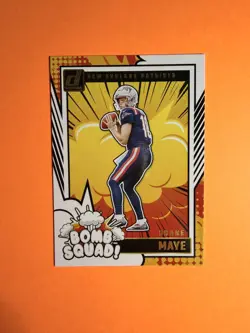 2024 Panini Donruss - Bomb Squad Drake Maye #28 (RC) - Image 1