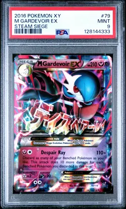 2016 Pokemon Xy Steam Siege #79 M Gardevoir Ex Steam Siege PSA 9 - Image 1