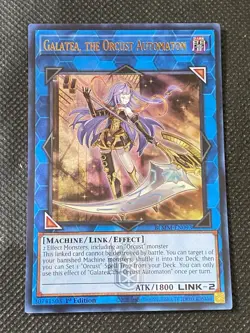 YuGiOh! - Galatea, the Orcust Automaton BLMM-EN093 Emblazoned Ultra 1st Ed NM - Image 1