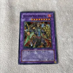 Gladiator Beast Heraklinos TDGS-ENSE2 Super Rare Yugioh LP - Image 1