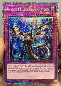Yugioh Infinite Impermanence RA01-EN075 Quarter Century Secret Rare 1st Ed NM - Image 1