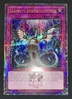 Yugioh Infinite Impermanence RA01-EN075 Quarter Century Secret Rare 1st Ed NM - Image 2