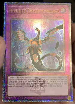 Yugioh Infinite Impermanence RA01-EN075 Quarter Century Secret Rare 1st Ed NM - Image 4