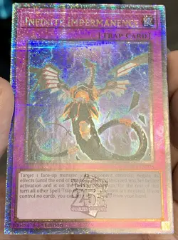 Yugioh Infinite Impermanence RA01-EN075 Quarter Century Secret Rare 1st Ed NM - Image 5
