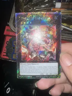 YuGiOh TRAPTRIX RAFFLESIA Platinum Secret RA02-EN034 - Image 1