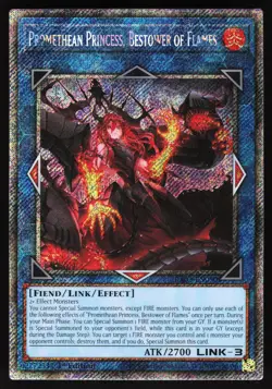 Promethean Princess, Bestower of Flames (Platinum Secret Rare) RA03-EN050 Yugioh - Image 1