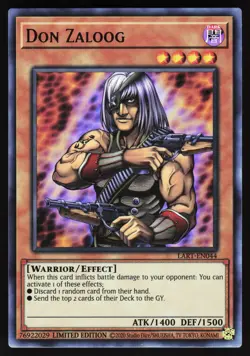 Don Zaloog LART-EN044 Yugioh TCG Card Ultra Rare NM - Image 1