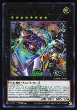Yugioh P.U.N.K. JAM FEVER! BLMM-EN051 Ultra Rare NM 1st Ed - Image 1