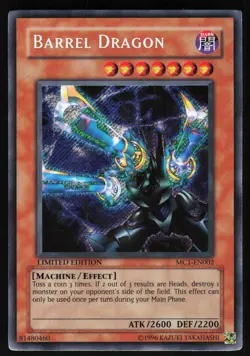 Barrel Dragon MC1-EN002 Yugioh TCG Card Secret Rare HP/MP - Image 1