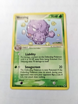 Pokemon TCG Weezing EX Deoxys 51/107 Regular Uncommon - Uncirculated - Image 2