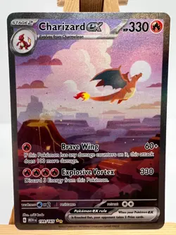 Pokemon TCG - S&V 151 - 199/165 Charizard ex - Special Illustration Rare - LP/EX - Image 1