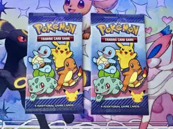 McDonald's 25th Anniversary Booster Pack (SEALED SET OF 2) Pokemon TCG - Image 1