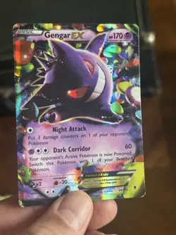 Pokemon Gengar EX Ultra Rare Holo XY Phantom Forces 34/119 2014 170 HP - Image 3