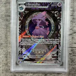 Pokemon Mismagius 212/193 Sv02: Paldea Evolved Illustration Rare Holo PSA 9 2023 - Image 3