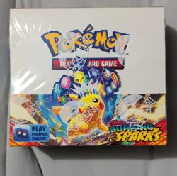 Pokemon Scarlet & Violet Surging Sparks Booster Box English 2024 Pikachu Latias - Image 1