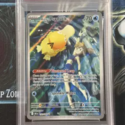 2025 POKEMON DRI EN-DESTINED RIVALS ILLUSTRATION RARE #193 MISTY'S PSYDUCK PSA 8 - Image 2
