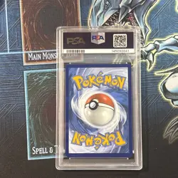 2025 POKEMON DRI EN-DESTINED RIVALS ILLUSTRATION RARE #193 MISTY'S PSYDUCK PSA 8 - Image 4
