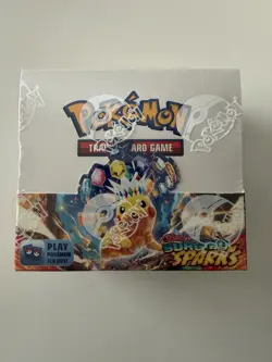Pokemon TCG Scarlet & Violet Surging Sparks Booster Box Pikachu Latias English - Image 1