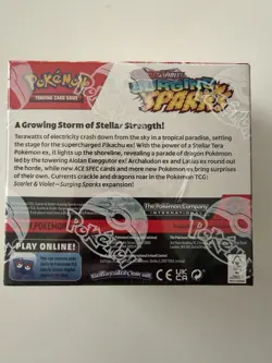 Pokemon TCG Scarlet & Violet Surging Sparks Booster Box Pikachu Latias English - Image 3