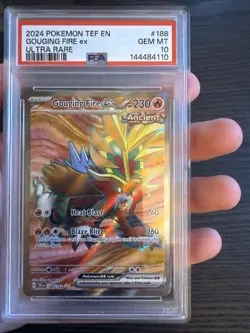 Gouging Fire EX 188/162 Ultra Rare 2024 Pokemon Temporal Forces PSA 10 Gem Mint - Image 3