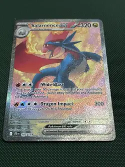 Pokemon TCG Salamence EX Journey Together Full Art 187/159 SIR MINT! - Image 2