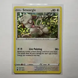 Pokemon TCG Smeargle 15/15 McDonalds Promo 2022 Holo Lightly Played Condition - Image 1