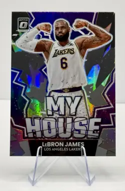 2022 Donruss Optic My House Purple Holo Prizm #4 Lebron James - Image 3