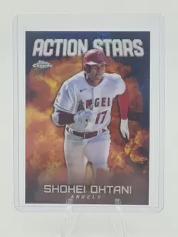 2023 Topps Chrome Update Series Action Stars Shohei Ohtani #ASC-4 MVP Cy YoungU - Image 1
