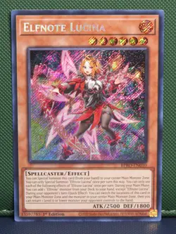 Elfnote Lucina BPRO-EN010 Burst Protocol 1st Edition Secret Rare Yugioh - Image 1