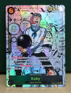 One Piece Card Game - Koby - EB04-044 - SR - Manga - English - Image 1