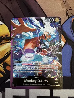 One Piece Tcg Op09-061 ST26 Monkey.D.Luffy Leader Foil English - Image 1