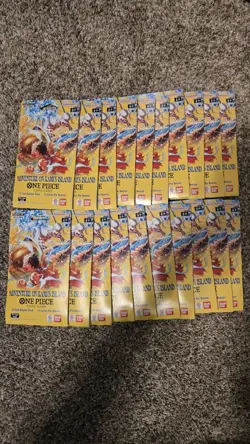 One Piece OP15-EB04 Adventure on Kami’s Island 20x Sealed Booster Packs English - Image 1