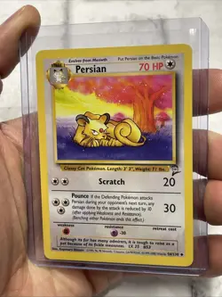 Pokemon BASE SET 2 Card 56/130 Persian Vintage Vtg NM/MT Never Played Nintendo - Image 2