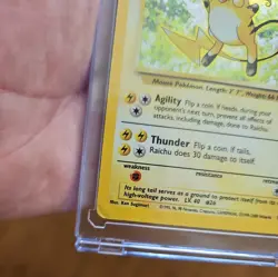 Pokemon TCG Raichu Base Set 2 Holo Unlimited Holo Rare Card 16/130 HP - Image 4