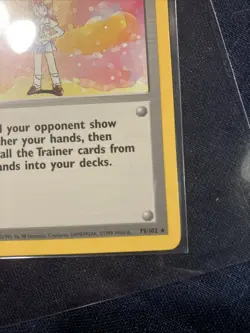 👩🏻‍🦰Lass 075/102 Base Set Regular Unlimited. - Pokemon Tcg Lp Single Card - Image 4