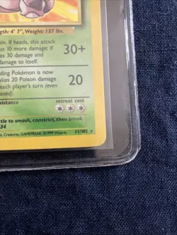 🐉Nidoking 011/102 Base Set Holo LP/MP Pokemon TCG Single Card Unltd. - Image 3