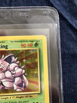 🐉Nidoking 011/102 Base Set Holo LP/MP Pokemon TCG Single Card Unltd. - Image 4