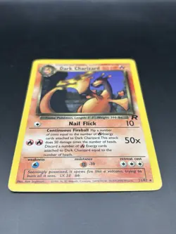 Pokemon TCG Dark Charizard Team Rocket 21/82 80 HP Rare Regular English Card - Image 3