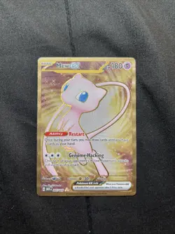 Pokemon Mew EX Card 205/165 Gold Metal, CGC 10 Gem Mint - Image 1