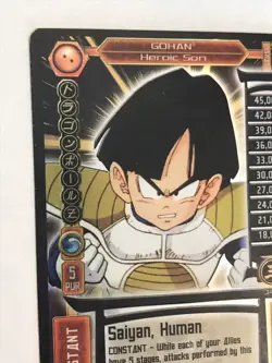 Limited Gohan Heroic Son Holo Foil Promo Card Rare DBZ Score CCG Dragon Ball Z - Image 5