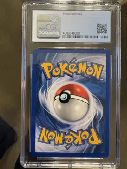 1999 Pokemon TCG Blastoise Holo Shadowless Base Set 2/102 CGC 8 - Image 2