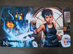 Netrunner Playmat - The Artist - Android FFG NSG NISEI Null Signal Games MTG - Image 1