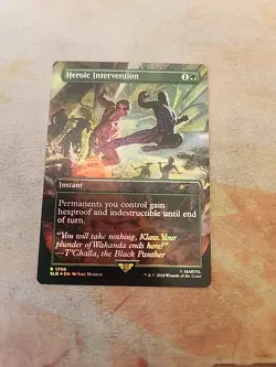 Heroic Intervention Rainbow Foil Secret Lair MTG NM - Image 1