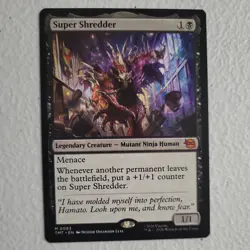 x1 Super Shredder M MTG Teenage Mutant Ninja Turtles NM pack fresh, English - Image 1