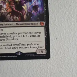 x1 Super Shredder M MTG Teenage Mutant Ninja Turtles NM pack fresh, English - Image 3