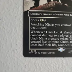 Magic The Gathering - Teenage Mutant Ninja Turtles Dark Leo & Shredder nm 0220 - Image 5