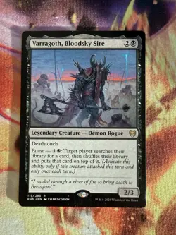 MTG Varragoth, Bloodsky Sire Kaldheim 115/285 Regular Rare - Image 1